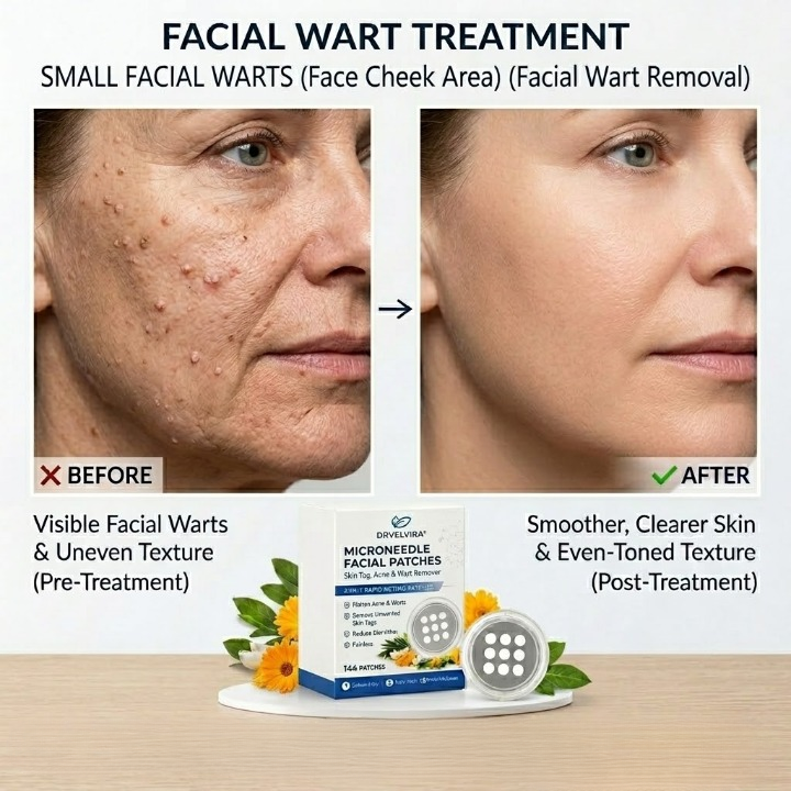 DRVELVIRA Facial Wart Treatment Results